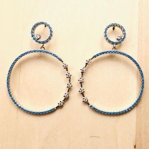 925K Sterling Silver With CZ Earrings